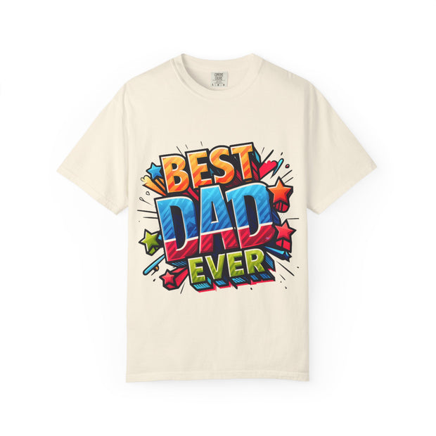 Best Dad Ever T-Shirt, Unisex Vatertagsgeschenk, Casual Wear, Papa Wertschätzung, Buntes Grafik T-Shirt