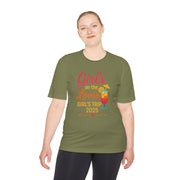 Mädchenausflug Unisex Feuchtigkeitsableitendes T-Shirt | Lustiges Urlaubsshirt, Sommerparty-Kleidung, Reisegeschenke, Junggesellinnenabschieds-Top