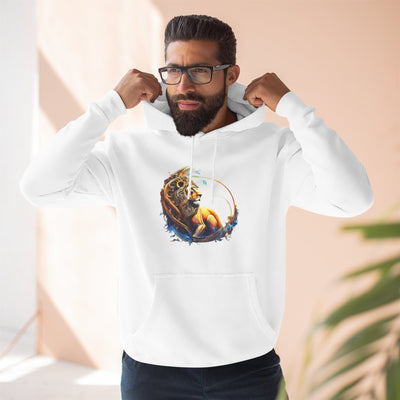 Rauer und doch warmer dreiteiliger Fleece-Hoodie – Perfekt für kühle Tage, Geschenk für Tierliebhaber, gemütliche Schicht, einzigartiges Kunstdesign, Alltagskleidung