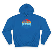 Retro Fishing Champion Hoodie, Lässige Oberbekleidung für Angler, Strandtagsbekleidung, Geschenk für Fischer, Sommerstimmung