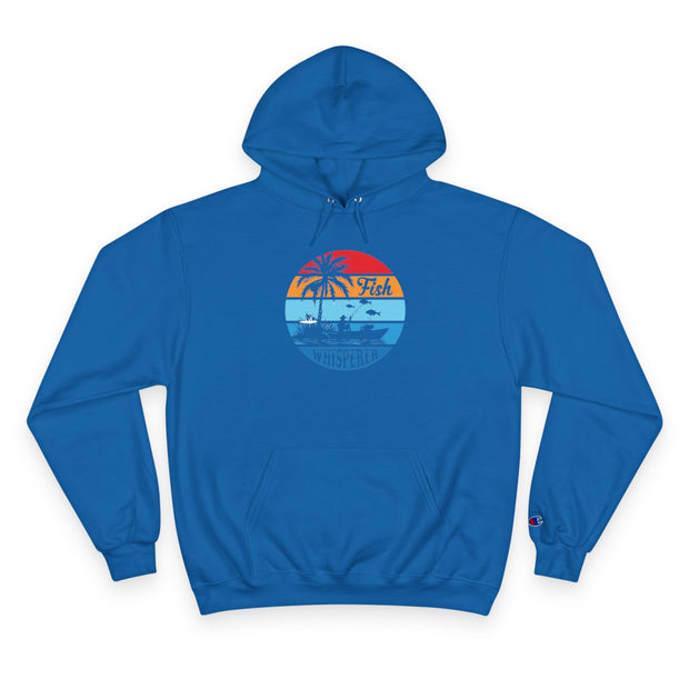 Retro Fishing Champion Hoodie, Lässige Oberbekleidung für Angler, Strandtagsbekleidung, Geschenk für Fischer, Sommerstimmung