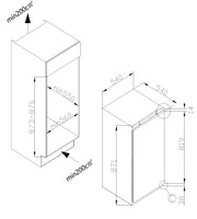 190cm GEBA Miniküche „Chemnitz“ – vormontiert inkl. E-Geräte & Zubehör