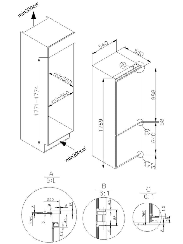 330cm GEBA Komplett-Küchenzeile – vormontiert mit oder ohne E-Geräten, Nischenrückwand & LED-Beleuchtung