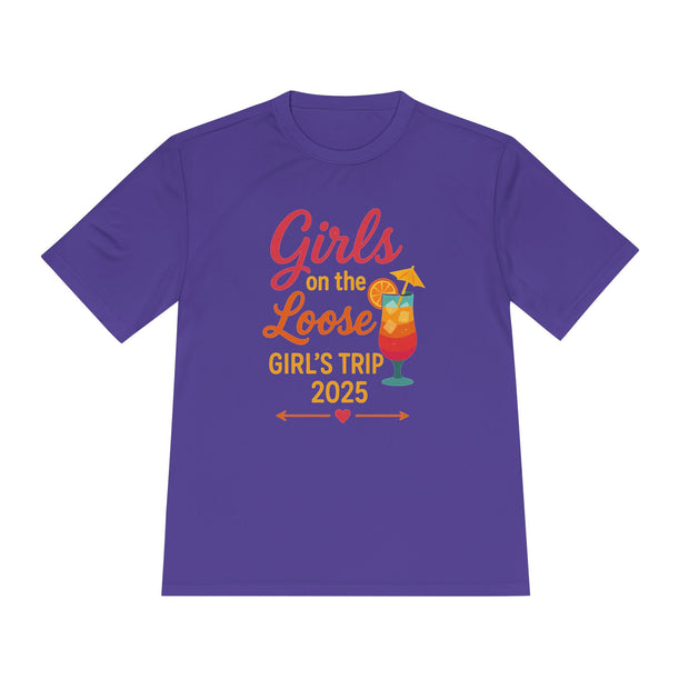 Mädchenausflug Unisex Feuchtigkeitsableitendes T-Shirt | Lustiges Urlaubsshirt, Sommerparty-Kleidung, Reisegeschenke, Junggesellinnenabschieds-Top
