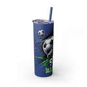 Skinny Tumbler with Straw, 20oz