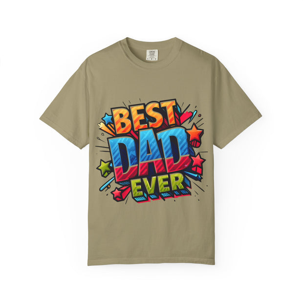 Best Dad Ever T-Shirt, Unisex Vatertagsgeschenk, Casual Wear, Papa Wertschätzung, Buntes Grafik T-Shirt