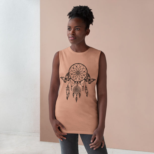 Traumfänger Boho Tank Top - Unisex Boho Shirt, Festival Wear, Sommer Outfit, Geschenk für Sie, Musik Festival Kleidung