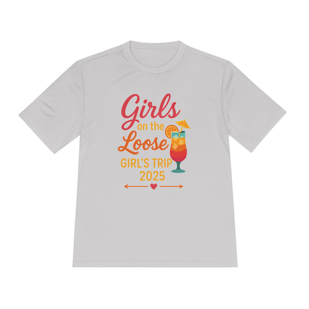 Mädchenausflug Unisex Feuchtigkeitsableitendes T-Shirt | Lustiges Urlaubsshirt, Sommerparty-Kleidung, Reisegeschenke, Junggesellinnenabschieds-Top
