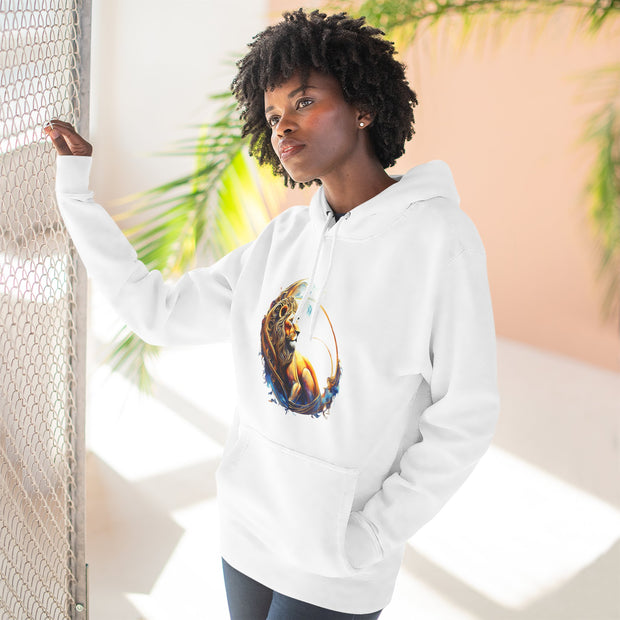 Rauer und doch warmer dreiteiliger Fleece-Hoodie – Perfekt für kühle Tage, Geschenk für Tierliebhaber, gemütliche Schicht, einzigartiges Kunstdesign, Alltagskleidung