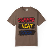 Summer Heat Code T-Shirt, Unisex Grafik T-Shirt, Casual Wear, Perfekt für heiße Tage, Urlaubsstil, Sommer-Events