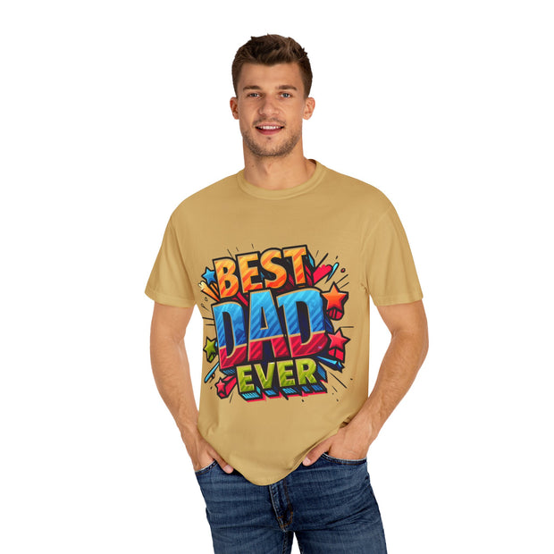 Best Dad Ever T-Shirt, Unisex Vatertagsgeschenk, Casual Wear, Papa Wertschätzung, Buntes Grafik T-Shirt