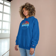 Retro Fishing Champion Hoodie, Lässige Oberbekleidung für Angler, Strandtagsbekleidung, Geschenk für Fischer, Sommerstimmung