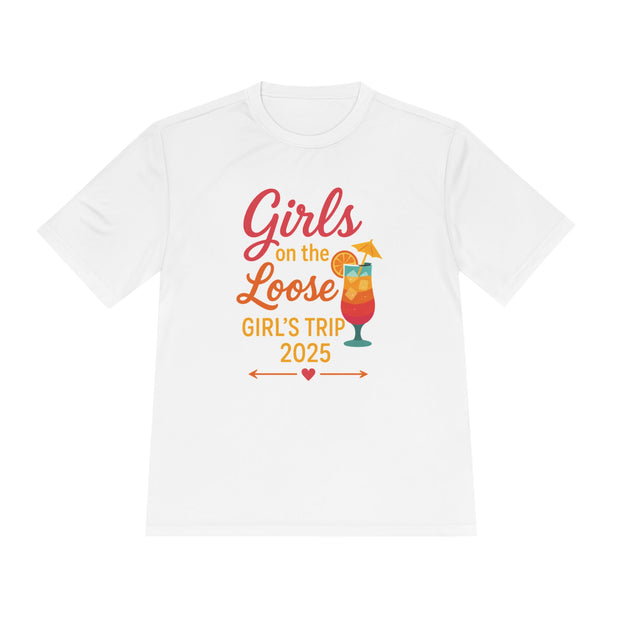 Mädchenausflug Unisex Feuchtigkeitsableitendes T-Shirt | Lustiges Urlaubsshirt, Sommerparty-Kleidung, Reisegeschenke, Junggesellinnenabschieds-Top