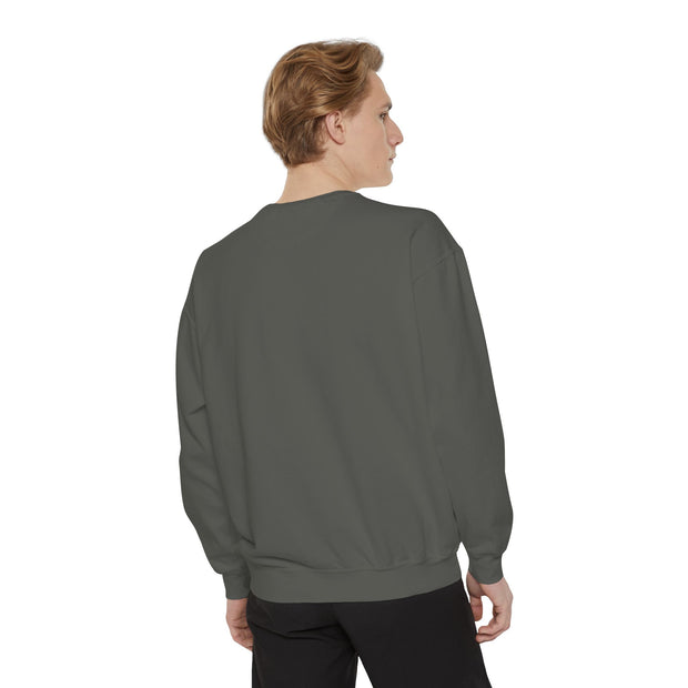 Inspirierendes Unisex-Sweatshirt mit Kleidungsstückfärbung | Motivierende Zitat-Kleidung, gemütliches Geschenk, tägliche Erinnerung, Alltagskleidung, lässiger Stil
