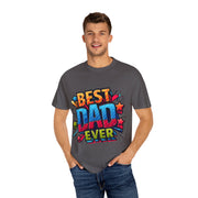 Best Dad Ever T-Shirt, Unisex Vatertagsgeschenk, Casual Wear, Papa Wertschätzung, Buntes Grafik T-Shirt