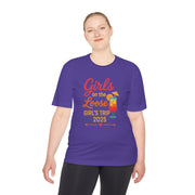 Mädchenausflug Unisex Feuchtigkeitsableitendes T-Shirt | Lustiges Urlaubsshirt, Sommerparty-Kleidung, Reisegeschenke, Junggesellinnenabschieds-Top
