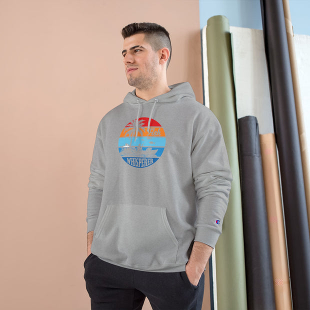 Retro Fishing Champion Hoodie, Lässige Oberbekleidung für Angler, Strandtagsbekleidung, Geschenk für Fischer, Sommerstimmung