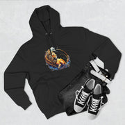 Rauer und doch warmer dreiteiliger Fleece-Hoodie – Perfekt für kühle Tage, Geschenk für Tierliebhaber, gemütliche Schicht, einzigartiges Kunstdesign, Alltagskleidung