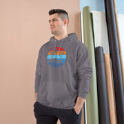 Retro Fishing Champion Hoodie, Lässige Oberbekleidung für Angler, Strandtagsbekleidung, Geschenk für Fischer, Sommerstimmung