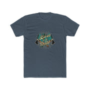 Born to Hike Unisex Baumwoll-Crew-T-Shirt - Abenteuer-Shirt, Wandergeschenk, Naturliebhaber-T-Shirt, Casual Wear, Outdoor-Stil