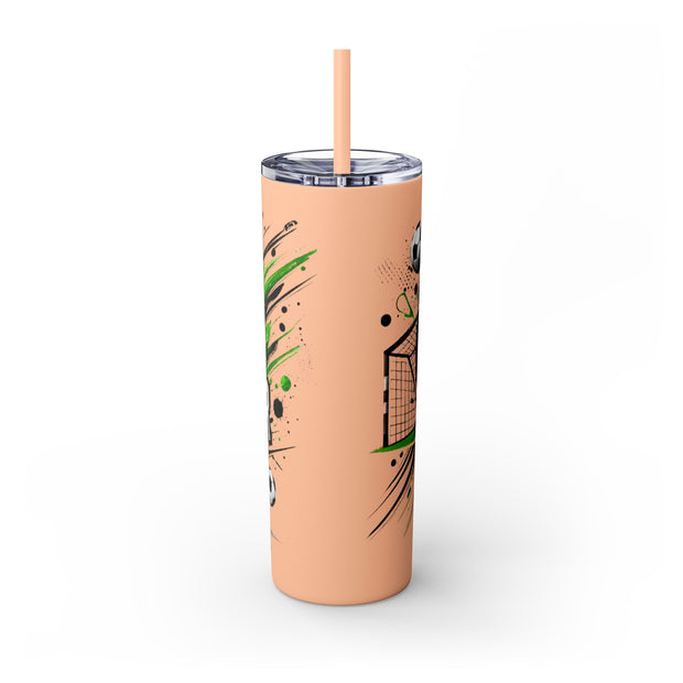 Skinny Tumbler with Straw, 20oz