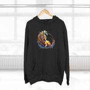 Rauer und doch warmer dreiteiliger Fleece-Hoodie – Perfekt für kühle Tage, Geschenk für Tierliebhaber, gemütliche Schicht, einzigartiges Kunstdesign, Alltagskleidung