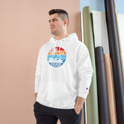 Retro Fishing Champion Hoodie, Lässige Oberbekleidung für Angler, Strandtagsbekleidung, Geschenk für Fischer, Sommerstimmung