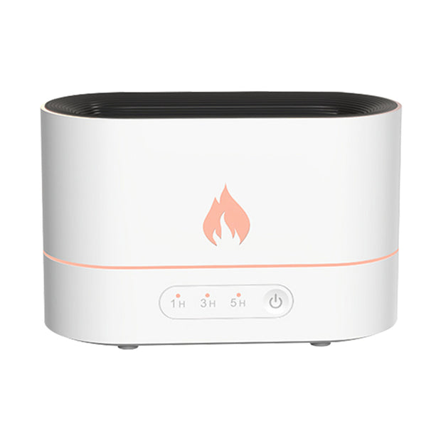 Siming Flame Aromatherapie-Maschine, für Zuhause, Schlafzimmer, stille Atmosphäre, Licht, Luftbefeuchter, Flammen-Diffusor, Heimdekoration