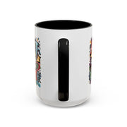 Kunst ist meine Stimme Kaffeetasse, Motivationstasse, Geschenk für Künstler, inspirierendes Trinkgeschirr, bunte Kunstliebhabertasse