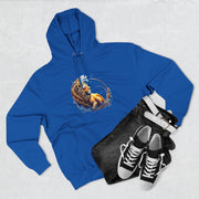 Rauer und doch warmer dreiteiliger Fleece-Hoodie – Perfekt für kühle Tage, Geschenk für Tierliebhaber, gemütliche Schicht, einzigartiges Kunstdesign, Alltagskleidung