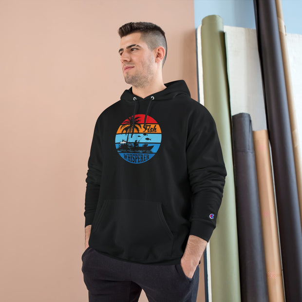 Retro Fishing Champion Hoodie, Lässige Oberbekleidung für Angler, Strandtagsbekleidung, Geschenk für Fischer, Sommerstimmung