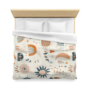 Boho Mikrofaser Bettbezug, Gemütliches Schlafzimmer Dekor, Moderne Muster Bettwäsche, Geschenk für Zuhause, Erdtöne