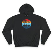 Retro Fishing Champion Hoodie, Lässige Oberbekleidung für Angler, Strandtagsbekleidung, Geschenk für Fischer, Sommerstimmung