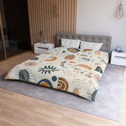 Boho Mikrofaser Bettbezug, Gemütliches Schlafzimmer Dekor, Moderne Muster Bettwäsche, Geschenk für Zuhause, Erdtöne