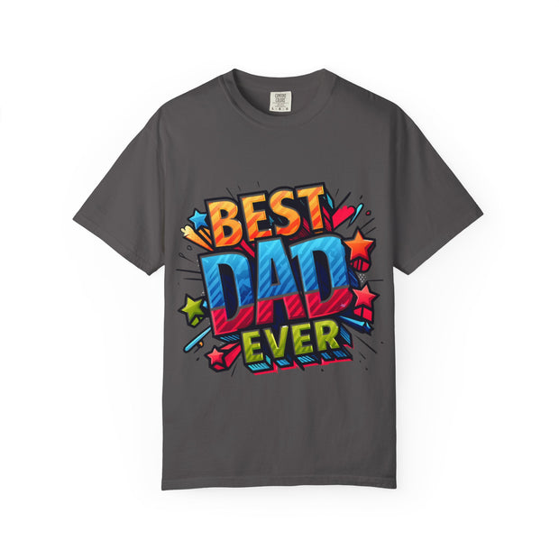 Best Dad Ever T-Shirt, Unisex Vatertagsgeschenk, Casual Wear, Papa Wertschätzung, Buntes Grafik T-Shirt