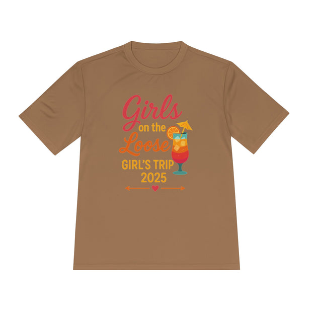 Mädchenausflug Unisex Feuchtigkeitsableitendes T-Shirt | Lustiges Urlaubsshirt, Sommerparty-Kleidung, Reisegeschenke, Junggesellinnenabschieds-Top