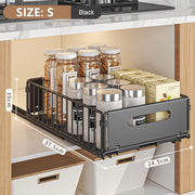 Kitchen Storage Rack Pull Out Cabinet Organizer Slide Drawer Storage Tray Seasoning Bottle Spice Storage Rack Kitchen Organizer