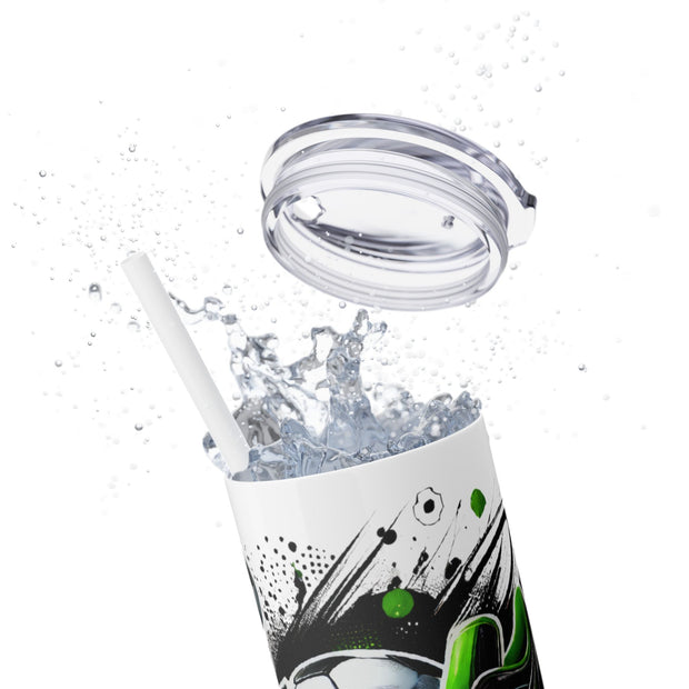 Skinny Tumbler with Straw, 20oz