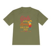 Mädchenausflug Unisex Feuchtigkeitsableitendes T-Shirt | Lustiges Urlaubsshirt, Sommerparty-Kleidung, Reisegeschenke, Junggesellinnenabschieds-Top