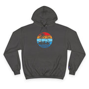 Retro Fishing Champion Hoodie, Lässige Oberbekleidung für Angler, Strandtagsbekleidung, Geschenk für Fischer, Sommerstimmung