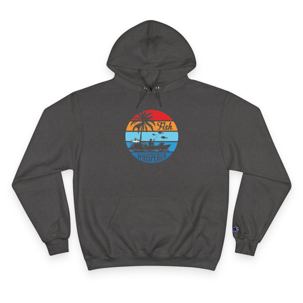 Retro Fishing Champion Hoodie, Lässige Oberbekleidung für Angler, Strandtagsbekleidung, Geschenk für Fischer, Sommerstimmung