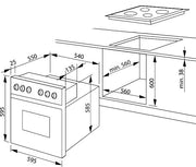 330cm GEBA Komplett-Küchenzeile – vormontiert mit oder ohne E-Geräten, Nischenrückwand & LED-Beleuchtung