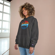 Retro Fishing Champion Hoodie, Lässige Oberbekleidung für Angler, Strandtagsbekleidung, Geschenk für Fischer, Sommerstimmung