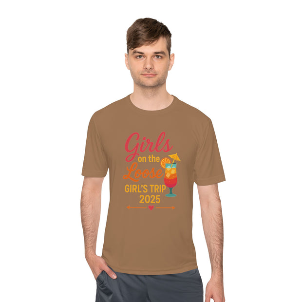 Mädchenausflug Unisex Feuchtigkeitsableitendes T-Shirt | Lustiges Urlaubsshirt, Sommerparty-Kleidung, Reisegeschenke, Junggesellinnenabschieds-Top