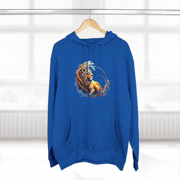 Rauer und doch warmer dreiteiliger Fleece-Hoodie – Perfekt für kühle Tage, Geschenk für Tierliebhaber, gemütliche Schicht, einzigartiges Kunstdesign, Alltagskleidung