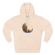 Rauer und doch warmer dreiteiliger Fleece-Hoodie – Perfekt für kühle Tage, Geschenk für Tierliebhaber, gemütliche Schicht, einzigartiges Kunstdesign, Alltagskleidung