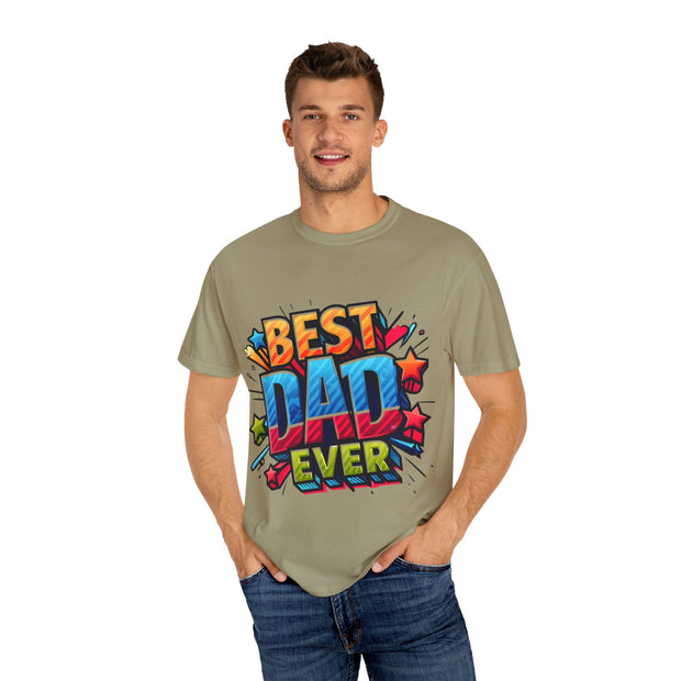 Best Dad Ever T-Shirt, Unisex Vatertagsgeschenk, Casual Wear, Papa Wertschätzung, Buntes Grafik T-Shirt