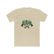 Born to Hike Unisex Baumwoll-Crew-T-Shirt - Abenteuer-Shirt, Wandergeschenk, Naturliebhaber-T-Shirt, Casual Wear, Outdoor-Stil