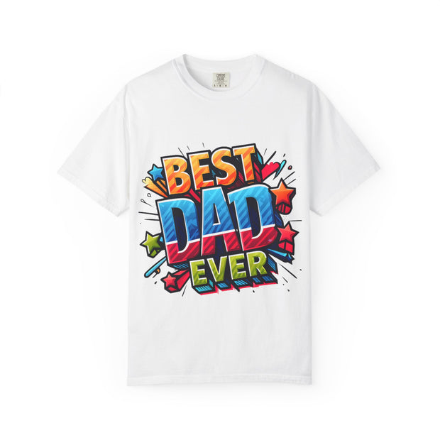 Best Dad Ever T-Shirt, Unisex Vatertagsgeschenk, Casual Wear, Papa Wertschätzung, Buntes Grafik T-Shirt