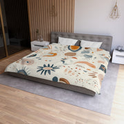 Boho Mikrofaser Bettbezug, Gemütliches Schlafzimmer Dekor, Moderne Muster Bettwäsche, Geschenk für Zuhause, Erdtöne